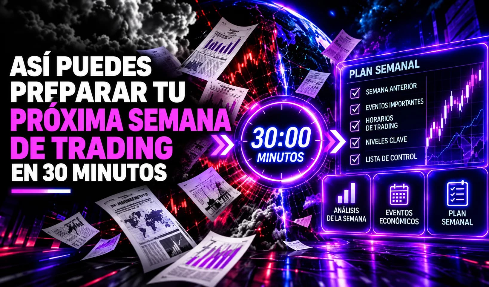 Así puedes preparar tu próxima semana de trading en 30 minutos