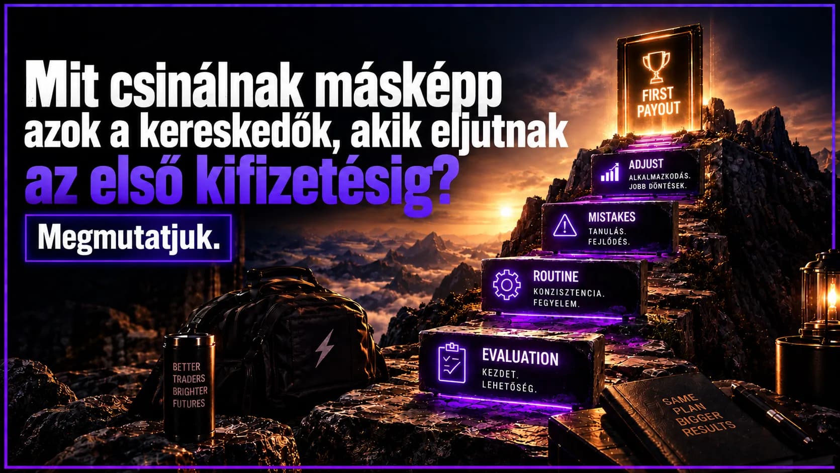 Mit csinálnak másképp azok a kereskedők, akik eljutnak az első kifizetésig? Megmutatjuk.