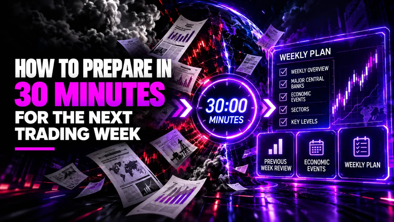 This is how you prepare for the next trading week in 30 minutes
