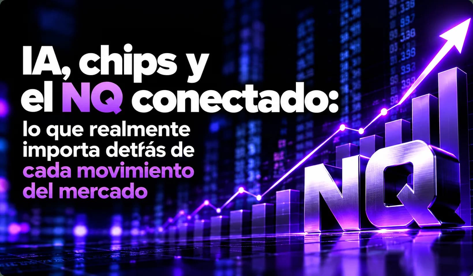 La relación entre la IA, los chips y el NQ: lo que debes entender como trader